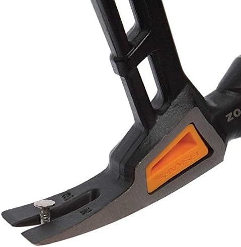 Fiskars Pro IsoCore 17 oz Framing Hammer (16″) – with Rip Claw, Shock-Absorbing Grip, and Magnetic Nail Starter – Drive Large Nails into Tough Wood – Construction and Home Improvement Tools(Milled Face Framing 22 oz)