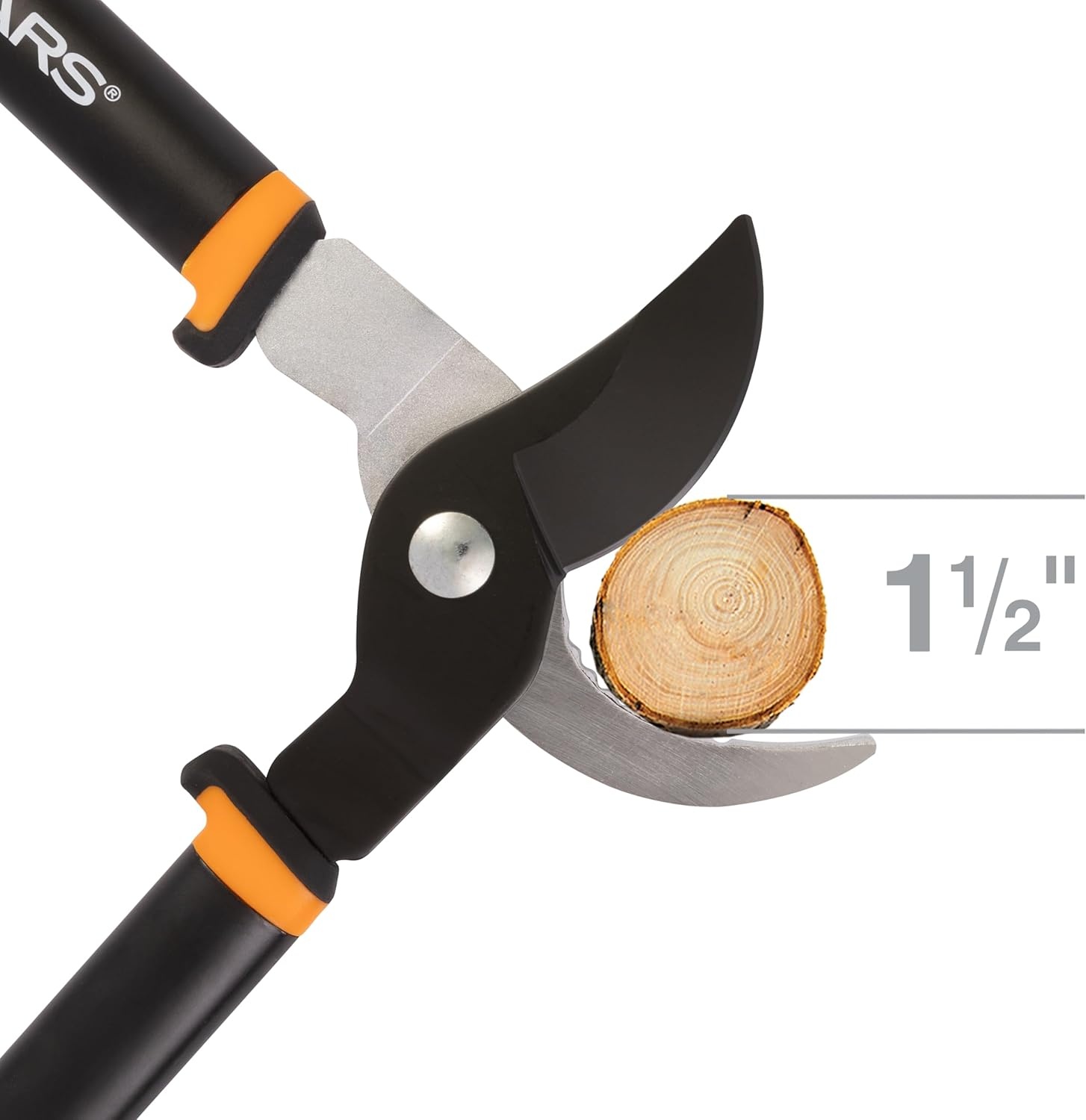 Fiskars DualAction Lopper, 2-in-1 Lopper with Dual Cutting Modes, S Mode for Precise Snips for Stems, L Mode for Power Through Branches, Low Friction Steel Blade, 2″ Cutting Capacity(24″ Standard Bypass)
