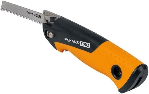 Fiskars Pro POWER TOOTH Folding Hand Saw (10 in blade.)(Compact Hand Saw)