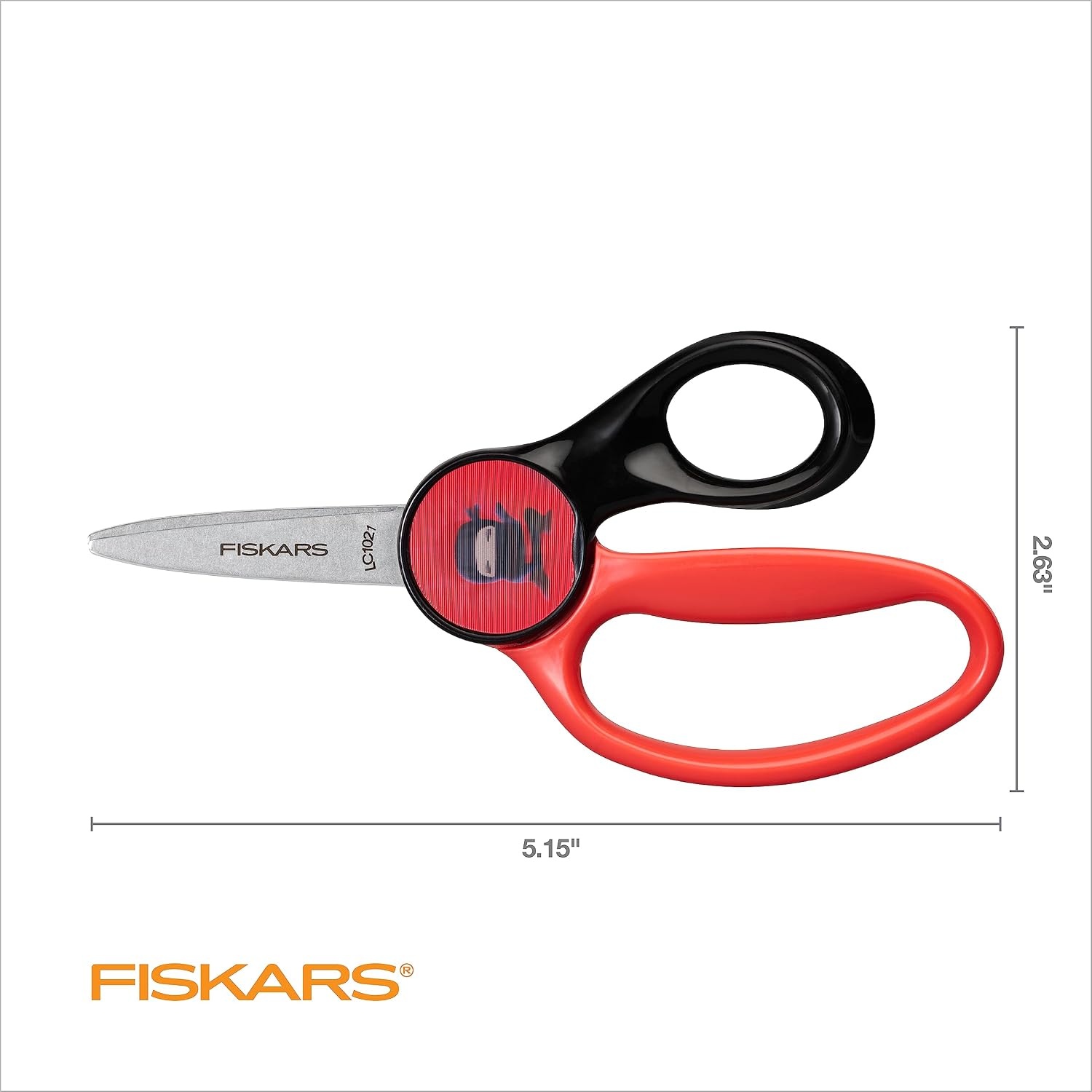 FISKARS Magic Morph Kids Scissors – Image Moves when Tilted – Pointed-tip for Ages 4+ – Fun Ninja Design – Back to School Supplies(Ninja)