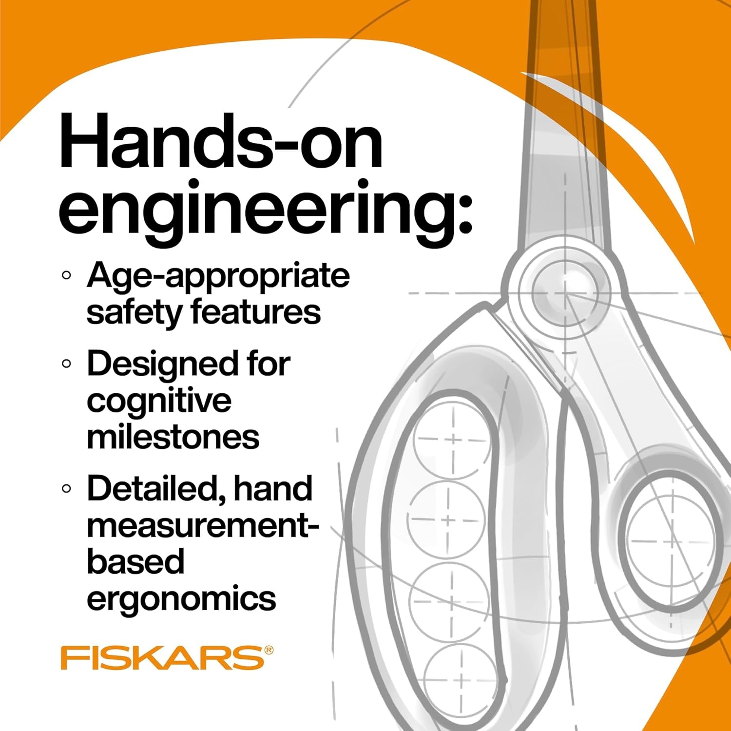 Fiskars 6″ Big Kids Scissors for Kids Ages 8-11, Scissors for School or Crafting, Back to School Supplies, Turquoise(Premium-Blue)