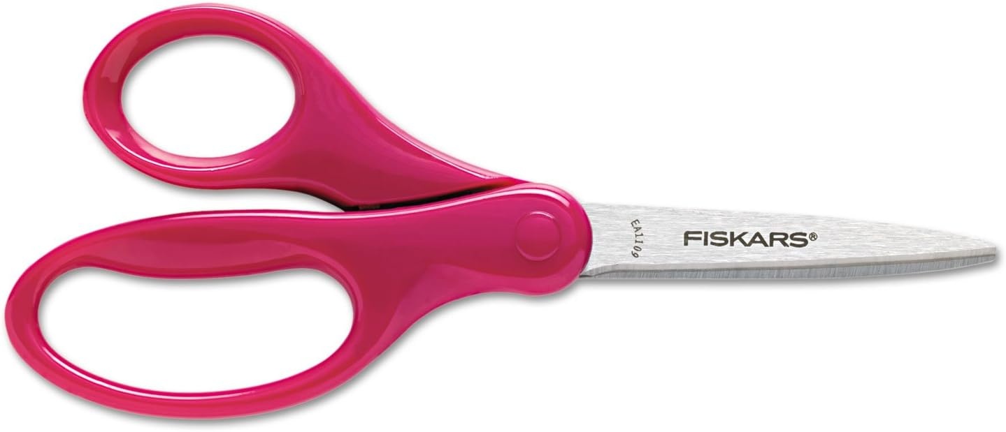 Fiskars 7″ Student Scissors for Kids 12-14 – Scissors for School or Crafting – Back to School Supplies – Color May Vary