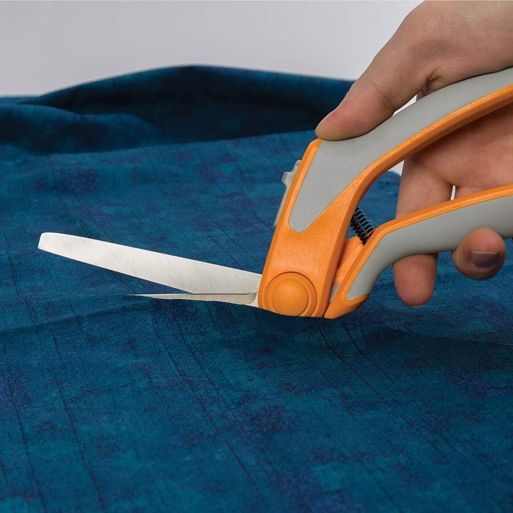 Fiskars 9″ RazorEdge Easy Action Fabric Shears, Stainless Steel