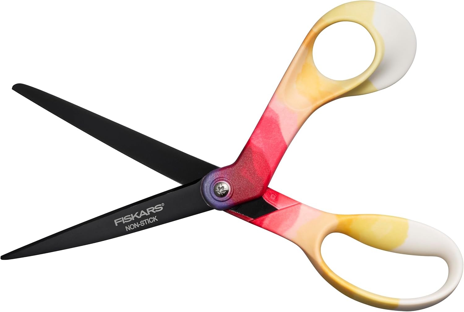 Fiskars Explore Scissors, Non-Stick Blades, Design Collection, Daybreak, 8 Inches(Daybreak)