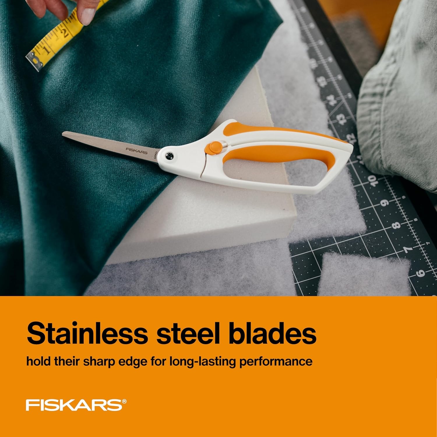 Fiskars Micro-Tip Scissors, Precision Cutting Shears, Titanium Blades & SoftGrip Handle for Intricate Cuts, 5, White/Gray(Bent Handle Stainless Steel Easy Action)