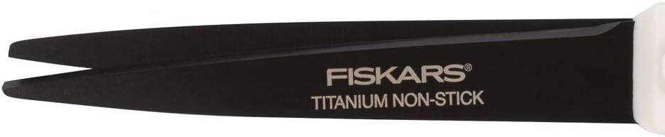 Fiskars Non-Stick Titanium Softgrip Fashion Scissors, 8″