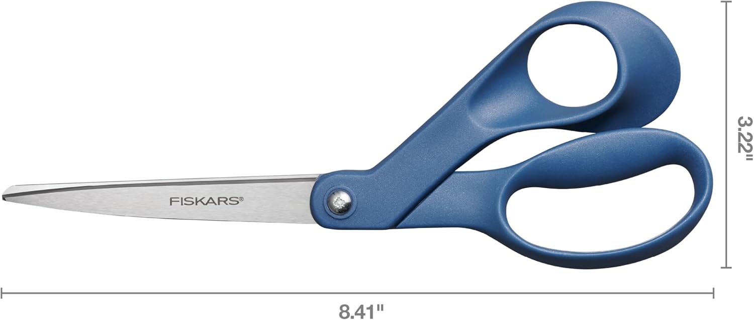 Fiskars Explore Collection Scissors, Gifts for Mom, Mountain Haze, 8″, Black
