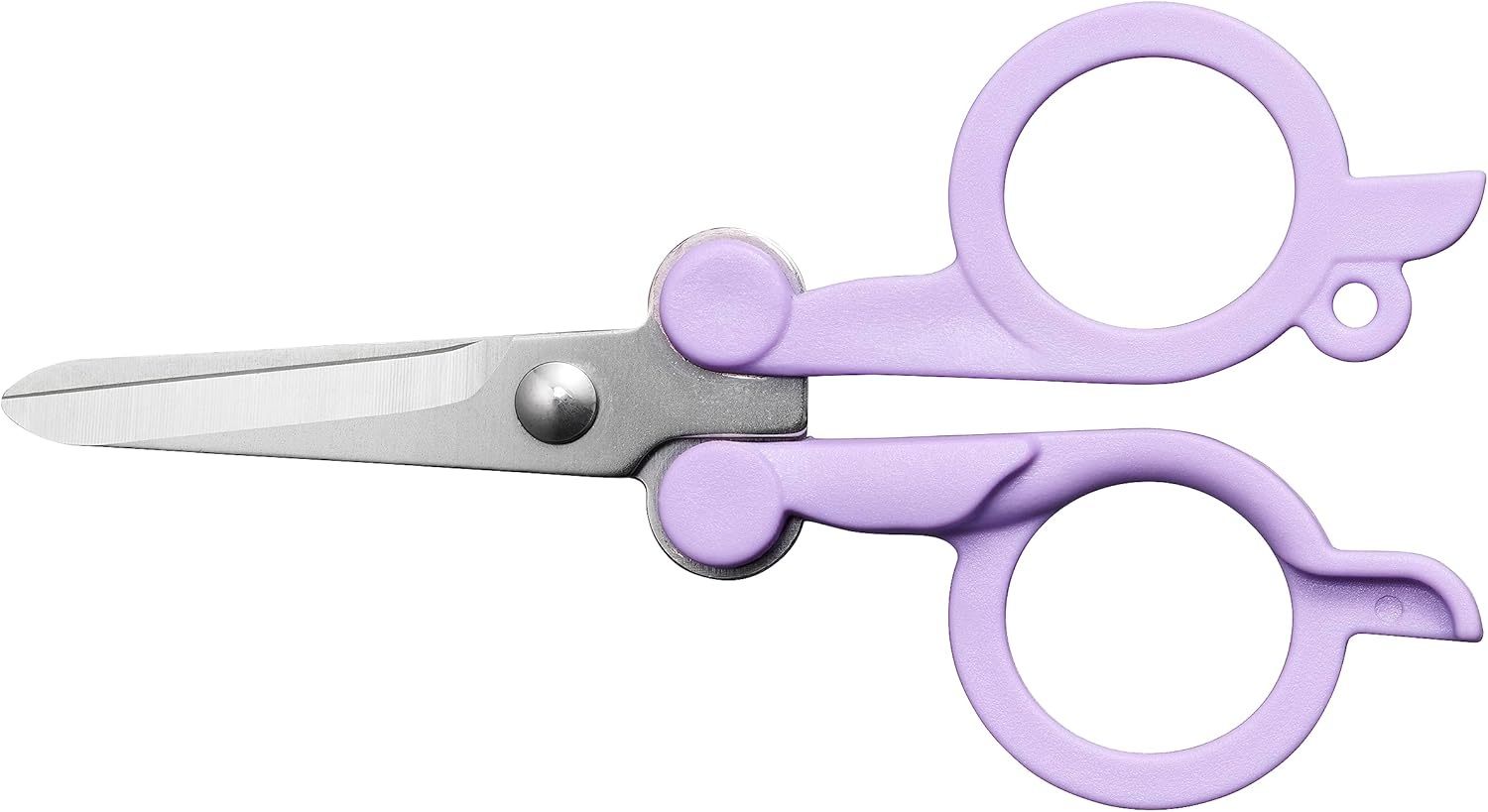 Fiskars Explore Folding Scissor, Designer Collection, Ultra Lilac, Travel Friendly