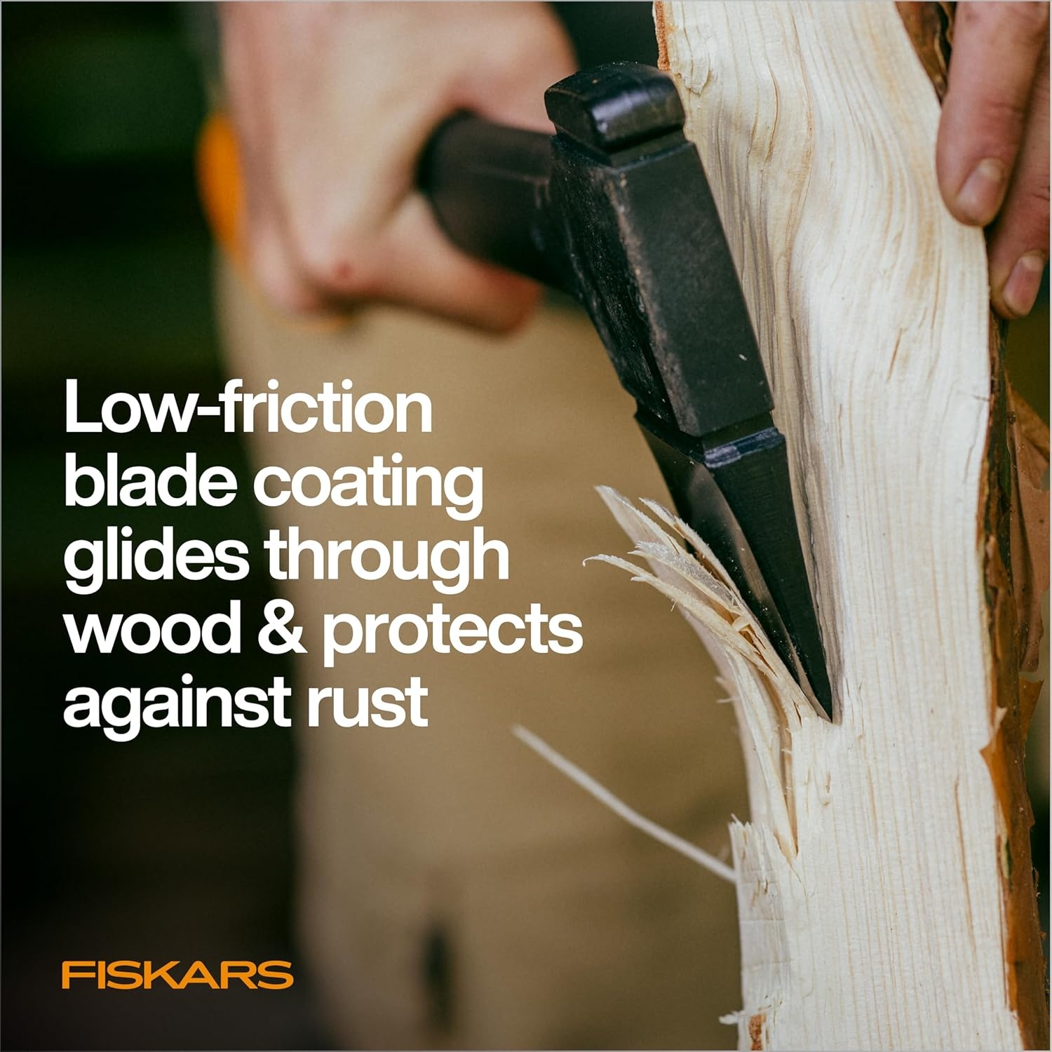Fiskars X24 Universal Axe 24″, Forged Steel Blade for Felling Trees & All-Purpose Chopping, Shock-Absorbing FiberComp Handle & Low-Friction Coating for Clean Cuts in Fresh Resinous Wood(24″ Universal Axe)