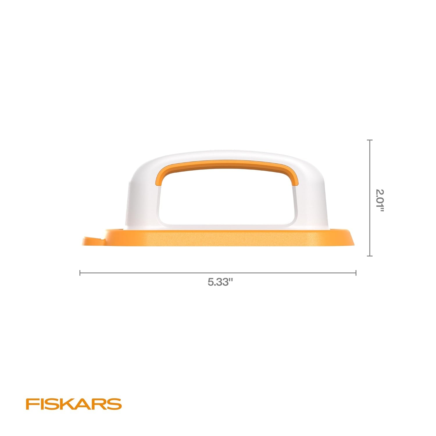 Fiskars Small Ruler Handle with SoftGrip, Ideal for Quilting Blocks(Small Handle)