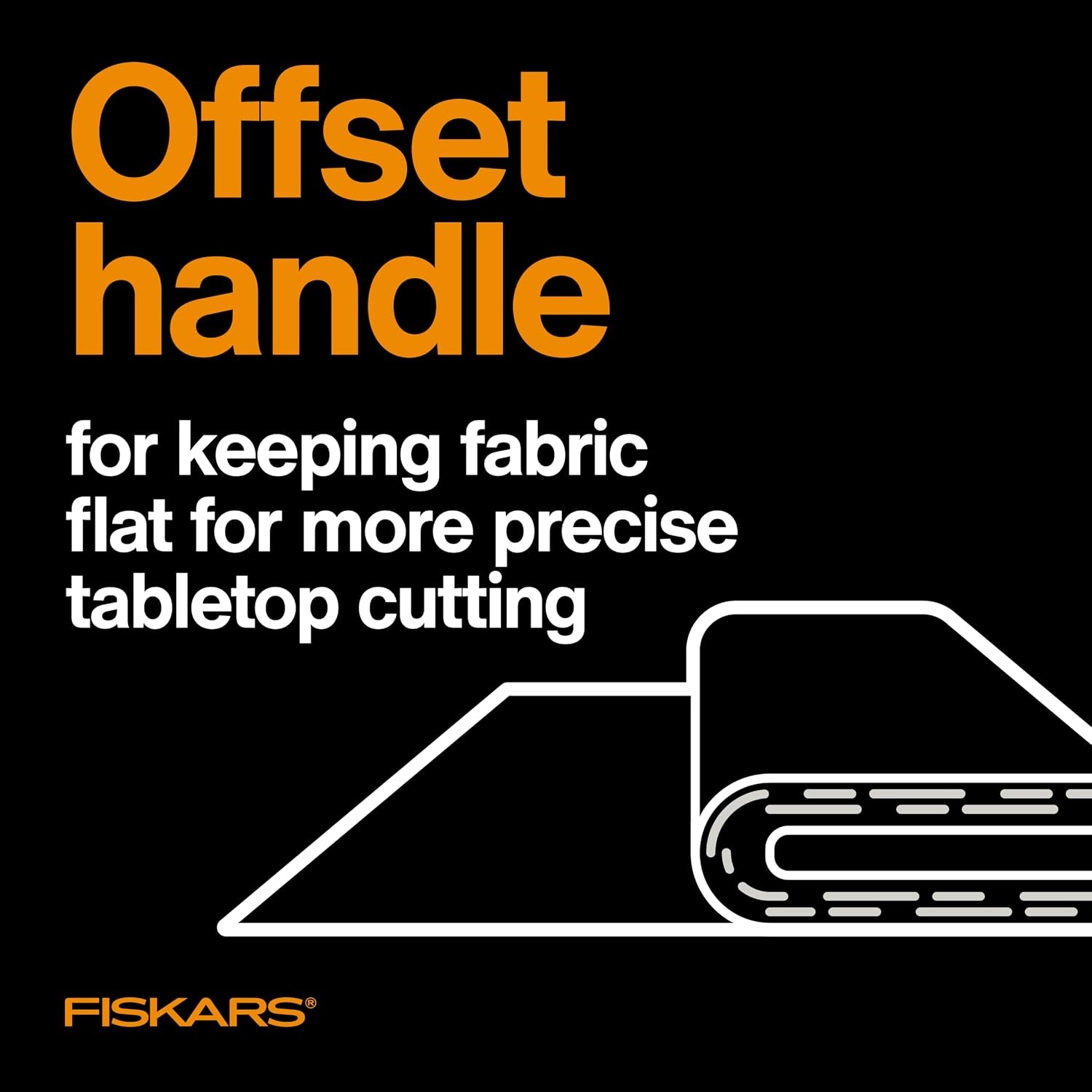 Fiskars 8″ Premier Scissors, Offset RazorEdge SoftGrip Fabric Shears