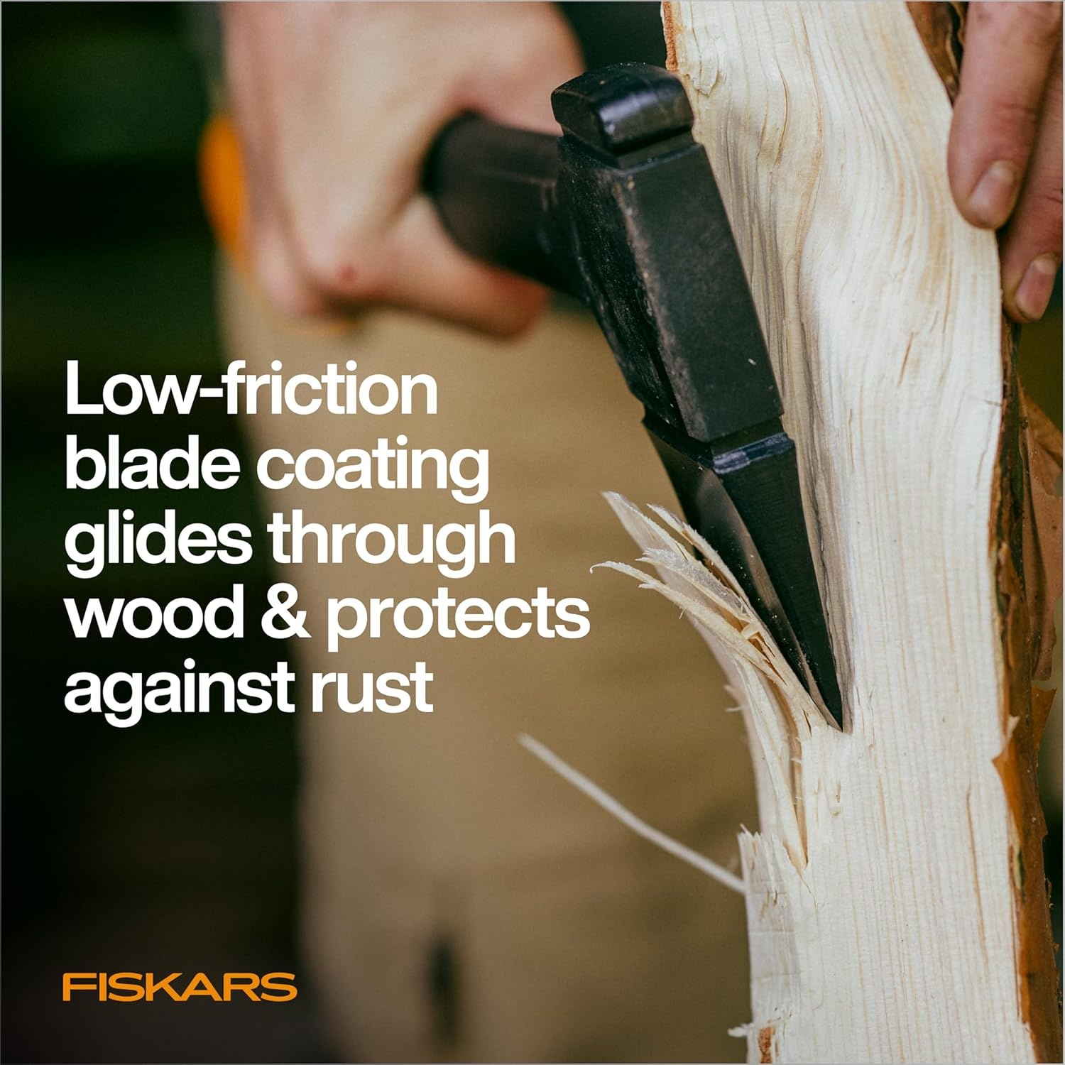 Fiskars X24 Universal Axe 24″, Forged Steel Blade for Felling Trees & All-Purpose Chopping, Shock-Absorbing FiberComp Handle & Low-Friction Coating for Clean Cuts in Fresh Resinous Wood(14″ Universal Hatchet)