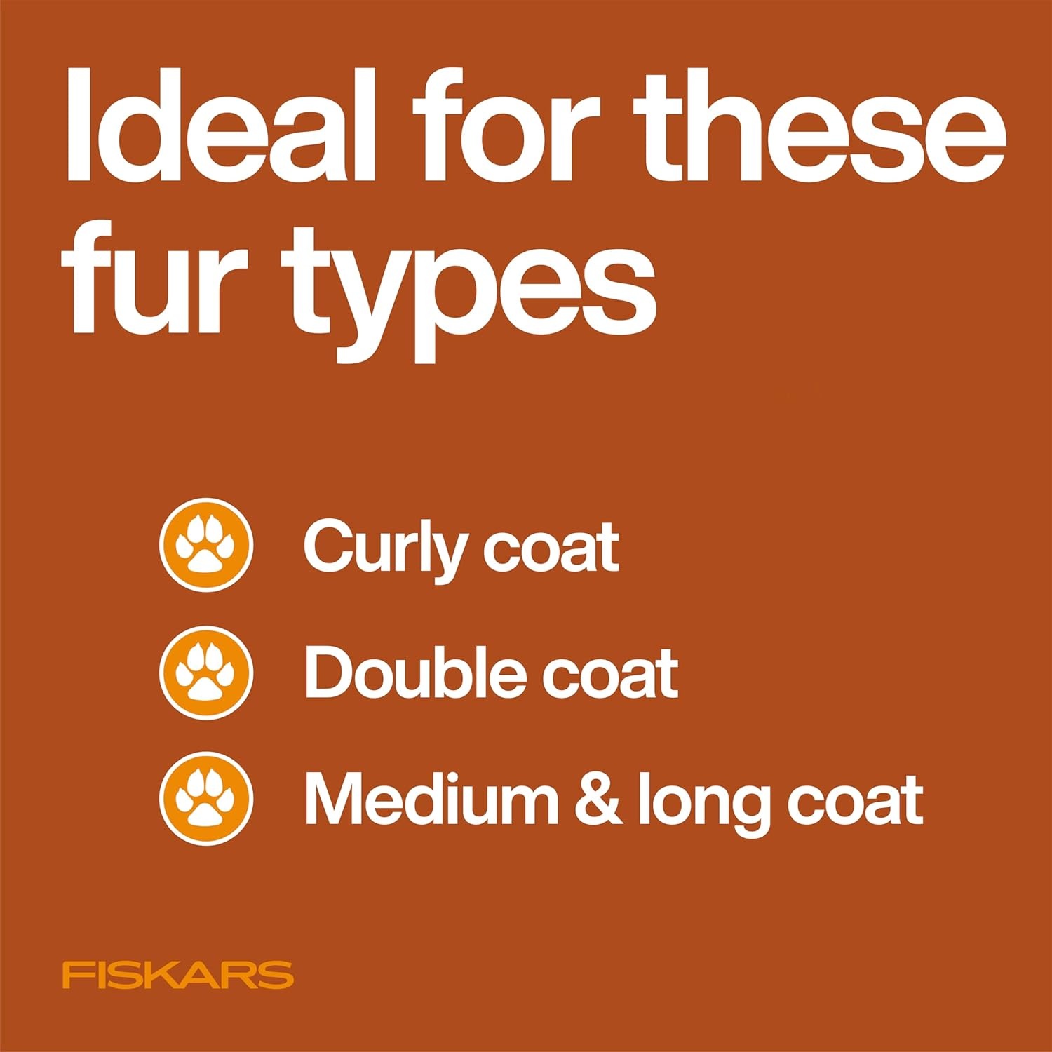 Fiskars Pet, Dog and Cat Grooming Scissors, Serrated Teeth for Thinning & SoftGrip Handle, Cat and Dog Supplies, 6.5, Orange/Black, Blending Scissors(Trimming Scissors)