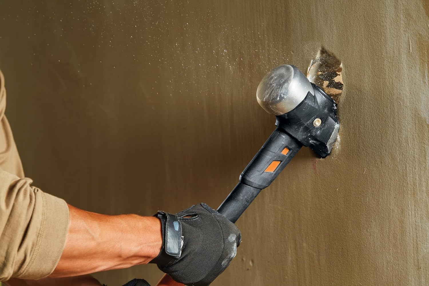 Fiskars IsoCore 4 lb Sledge Hammer for Demolition and Driving with Shock Reduction, 14 in(Sledge Hammer 8 lb)