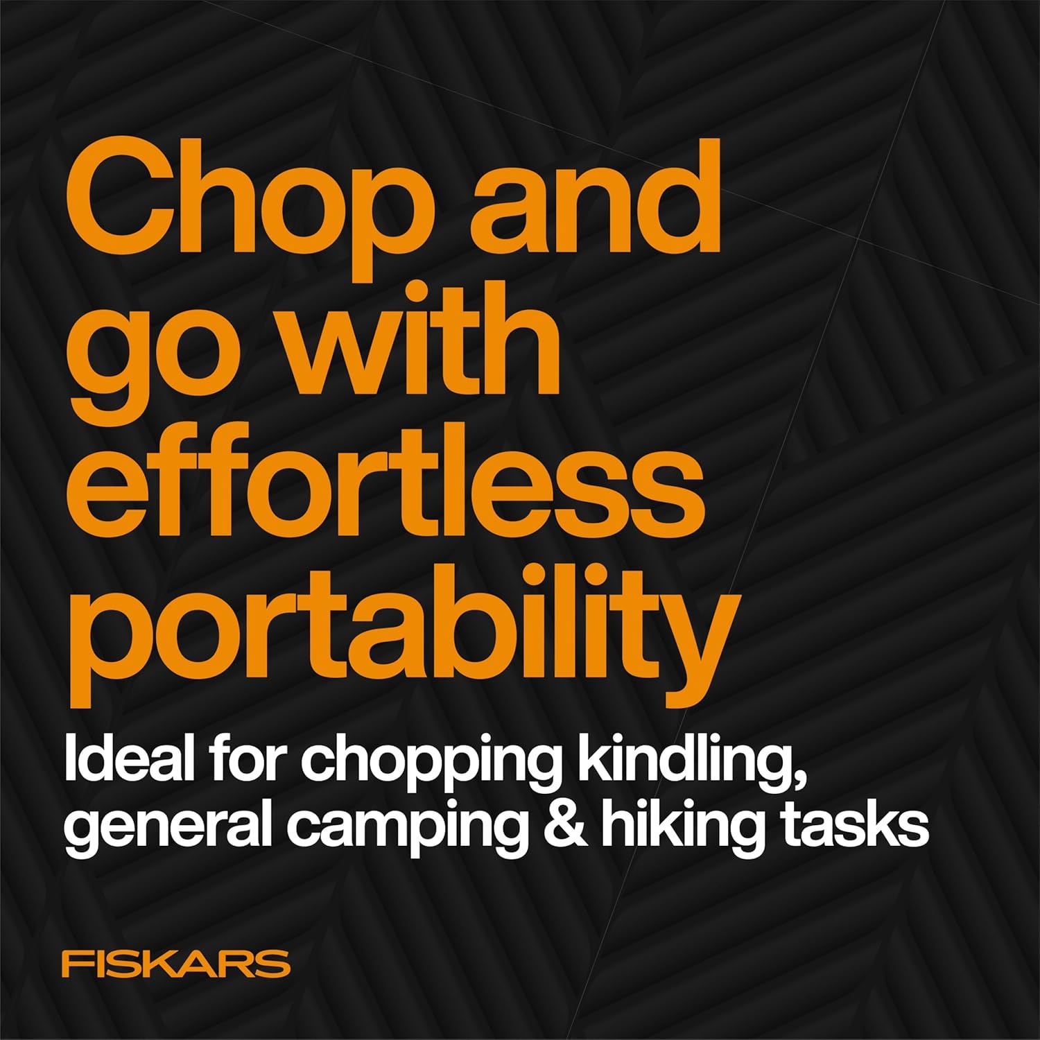 Fiskars X13 Ultralight Hiking Axe 13″, Ultra-Sharp Forged Steel Blade for Efficient Chopping & Camping, 15% Lighter High-Visibility Orange FiberComp Handle Drives Tent Stakes, Sheath Included(13″ Hiking Axe)