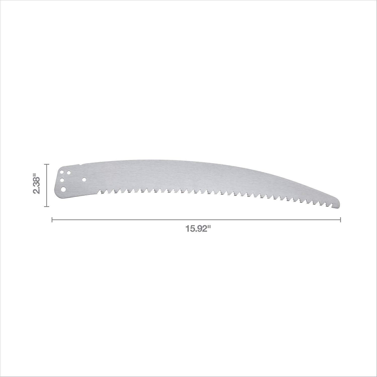 Fiskars 15″ Replacement Saw Blade, Woodzig Chainsaw Tooth, Compatible Models 9300/9261/TP45, Silver