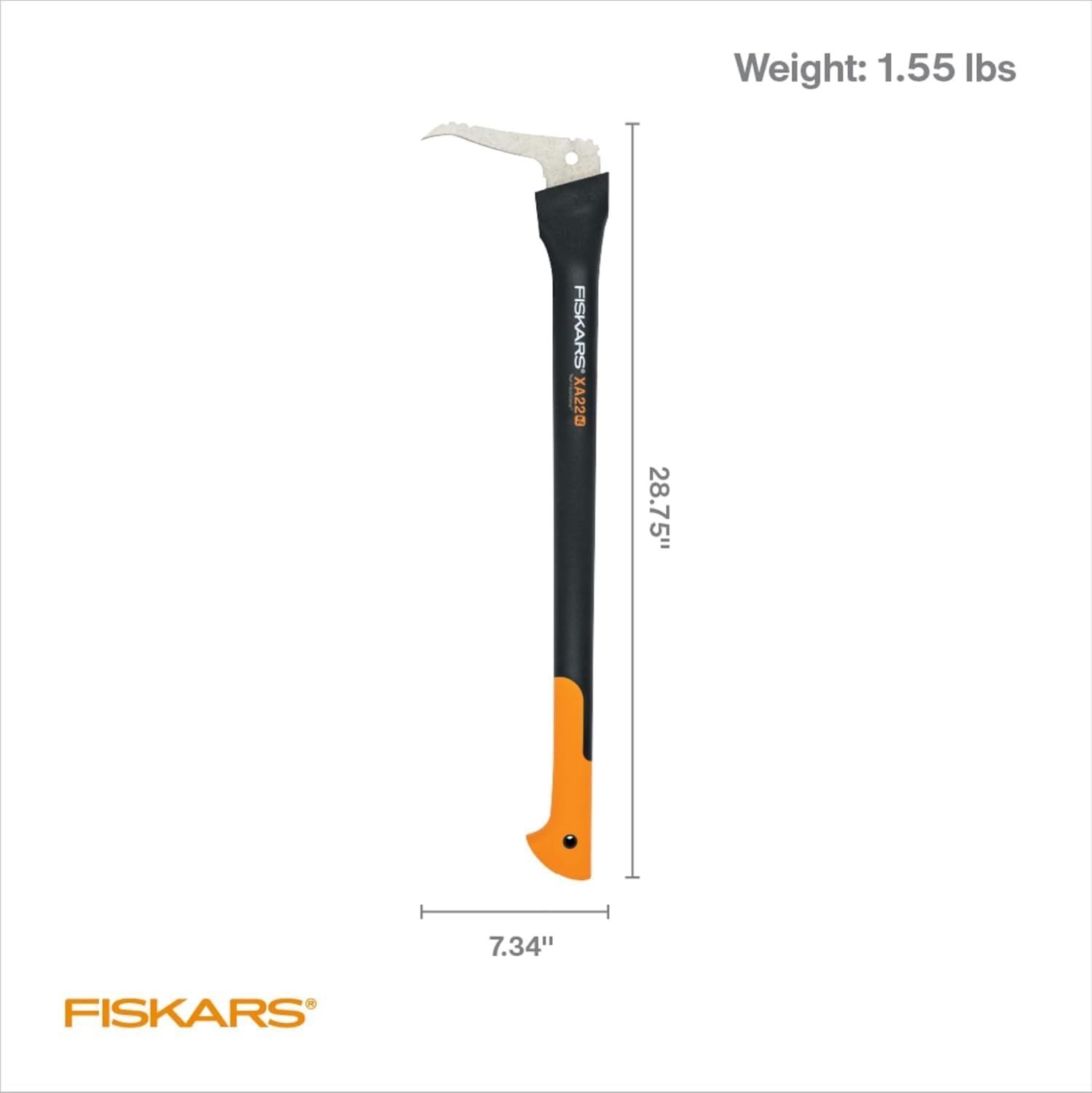 Fiskars 28″ Hookaroon Saves Your Back – Lift, Drag, & Load Heavy Rounds of Firewood and Split Wood – Sharp and Lightweight Pick Tool for Logs – Pickaroon Logging Tool – Forestry Tools(Hookaroon (28 In))