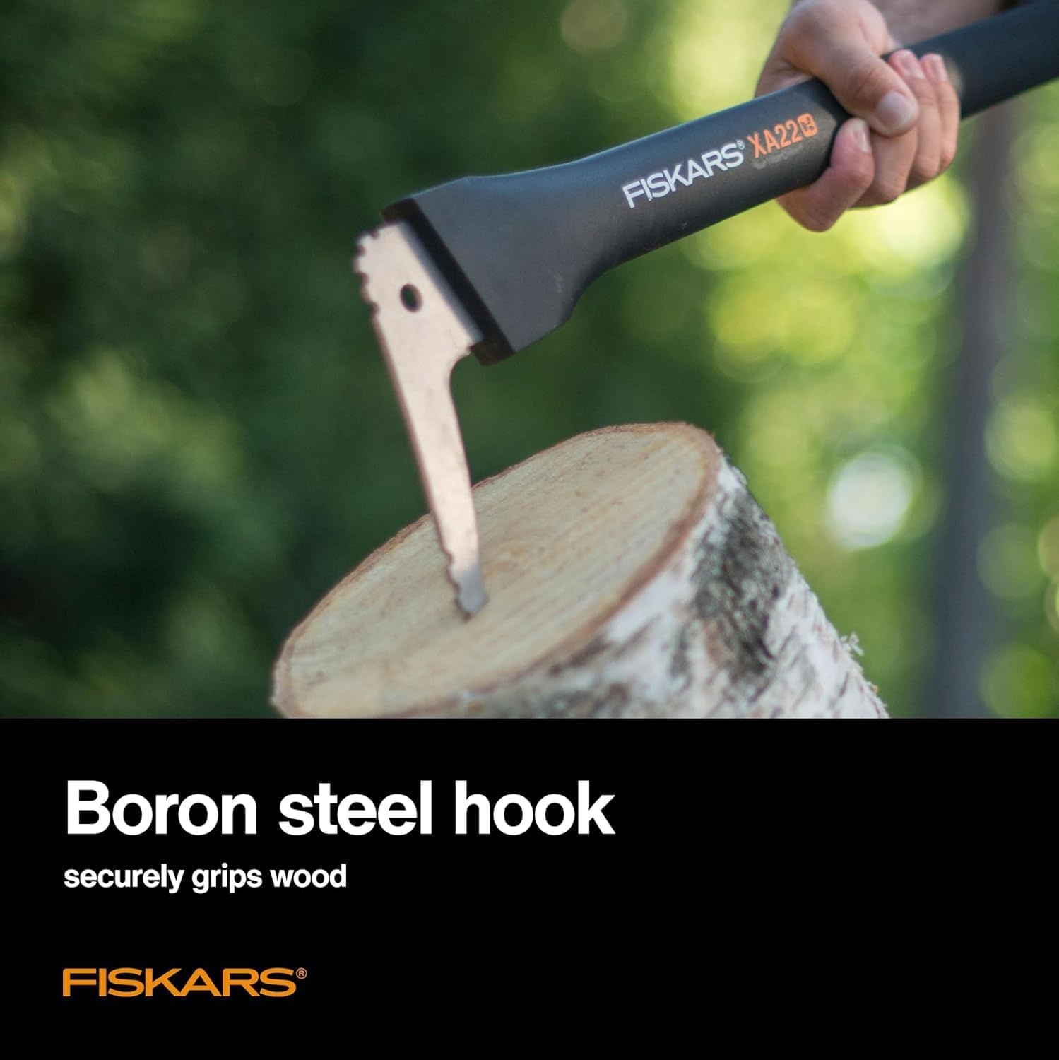 Fiskars 28″ Hookaroon Saves Your Back – Lift, Drag, & Load Heavy Rounds of Firewood and Split Wood – Sharp and Lightweight Pick Tool for Logs – Pickaroon Logging Tool – Forestry Tools(Hookaroon (28 In))