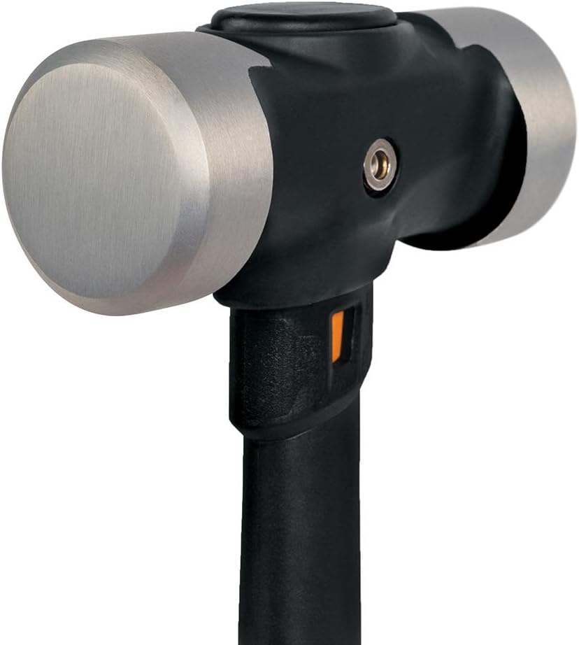 Fiskars IsoCore 4 lb Sledge Hammer for Demolition and Driving with Shock Reduction, 14 in(Double Flat Face 4 lb)