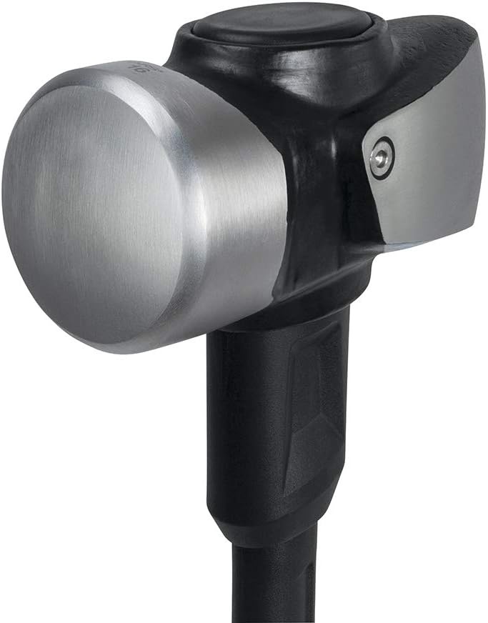 Fiskars IsoCore 4 lb Sledge Hammer for Demolition and Driving with Shock Reduction, 14 in(Sledge Hammer 16 lb)