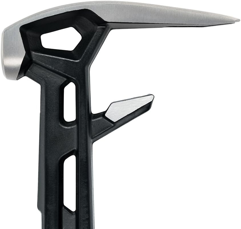 Fiskars IsoCore Wrecking Bar, Board Bender Shock Absorbing Hammer and Crowbar, 30 in(Demolition Bar 30 in)