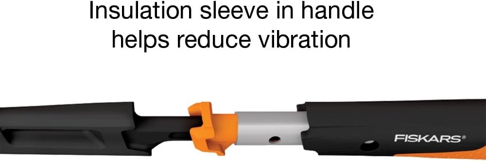 Fiskars IsoCore Wrecking Bar, Board Bender Shock Absorbing Hammer and Crowbar, 30 in(Demolition Bar 30 in)