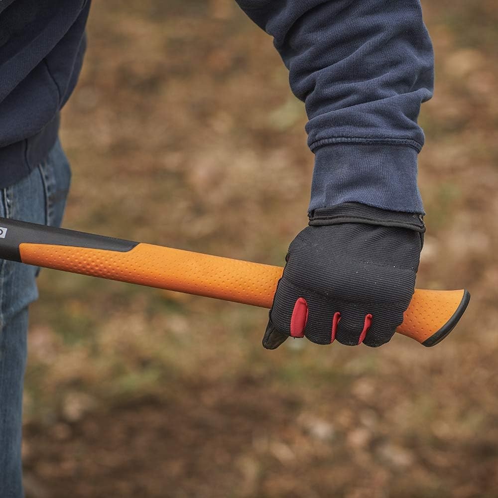 Fiskars IsoCore 4 lb Sledge Hammer for Demolition and Driving with Shock Reduction, 14 in(Double Flat Face 8 lb)