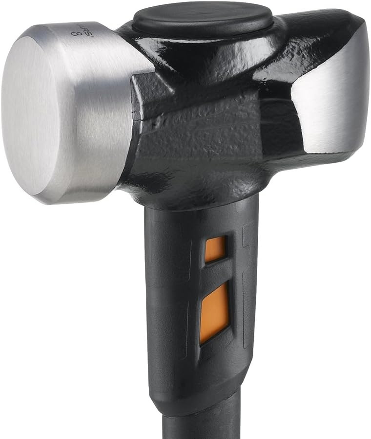 Fiskars IsoCore 4 lb Sledge Hammer for Demolition and Driving with Shock Reduction, 14 in(Pro IsoCore Sledge Hammer 8 lb)