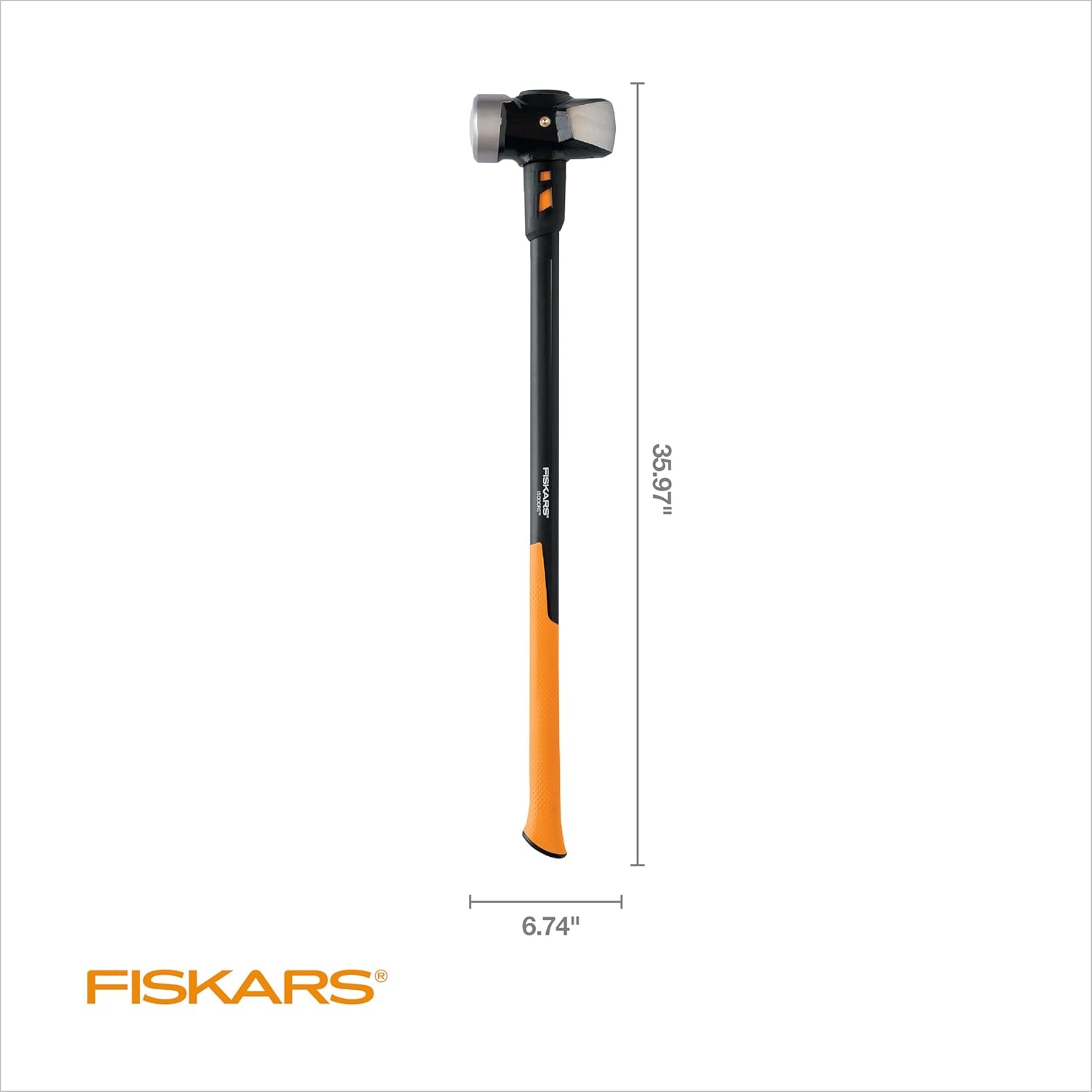 Fiskars IsoCore 4 lb Sledge Hammer for Demolition and Driving with Shock Reduction, 14 in(Pro IsoCore Sledge Hammer 8 lb)