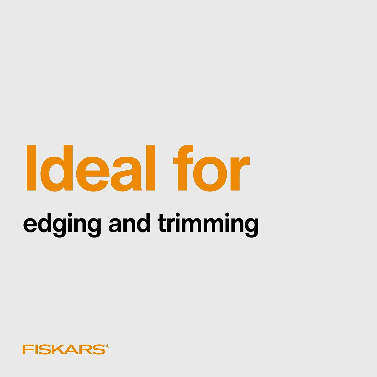 Fiskars Shear Ease Grass Shears – 5″ Stainless Steel Blades – 360-Degree Swivel Blade Plant Cutting Scissors – Garden Shears and Grass Cutter, Black(Long-Handled)
