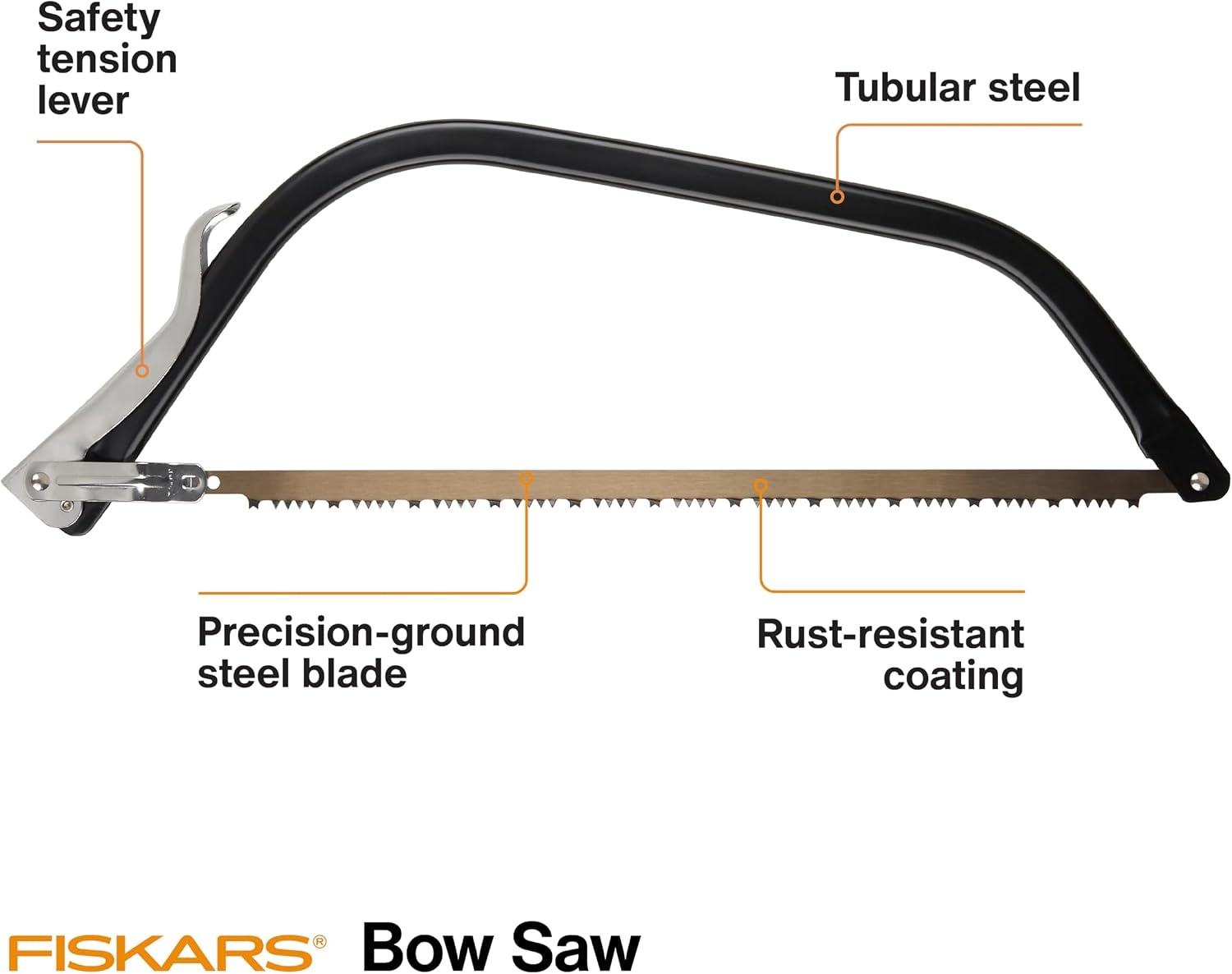 Fiskars 7029 Bow Saw, 21-Inch