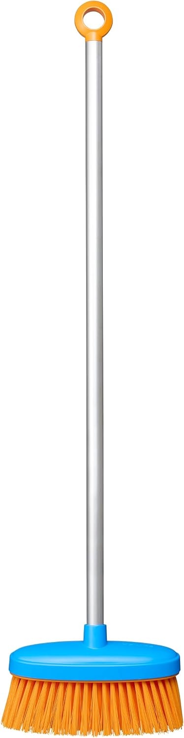 Fiskars® Kids’ Clean-up Rake and Broom Set – Kids Gardening Set – 2 Piece
