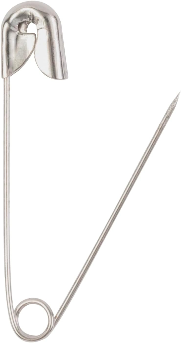 Fiskars Assorted Safety Pins – Assorted 3-Size Safety Pin Set – Sewing Accessories and Supplies – 75-Piece