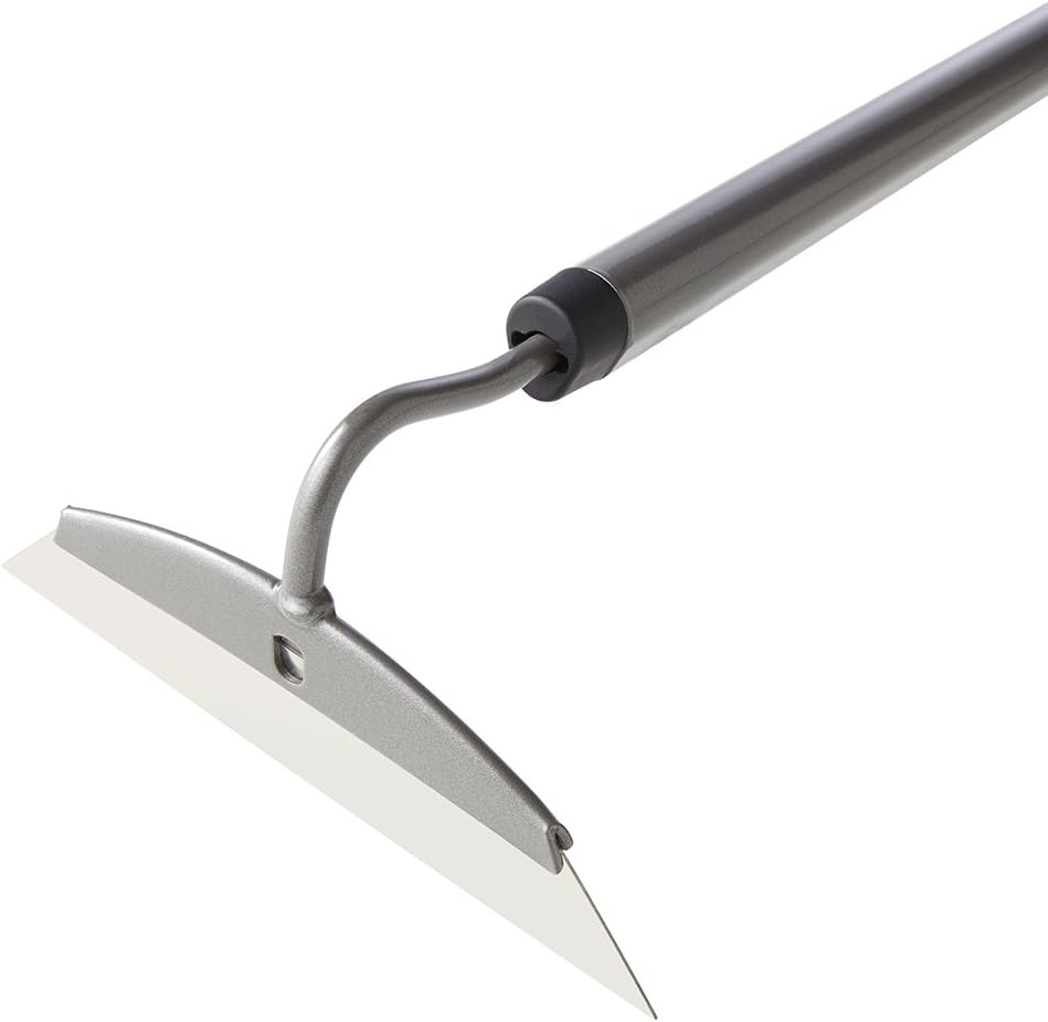 Fiskars Ergo Long-handle Aluminum Hoe (60 Inch),Silver/Black