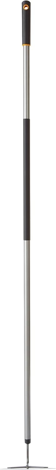 Fiskars Ergo Long-handle Aluminum Hoe (60 Inch),Silver/Black