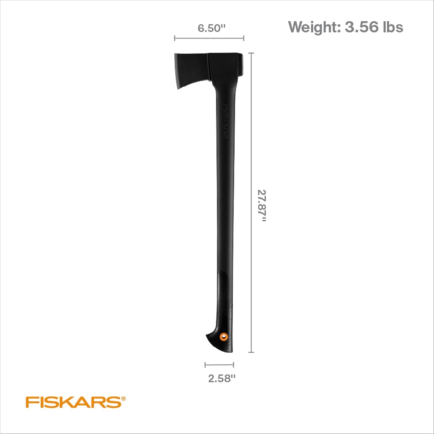 Fiskars 28″ Chopping Axe, Ultra-Sharp Blade for Kindling with Ease, Weight Balanced, Garden and Outdoor Gear, 3.5 pounds, Black(28″ Chopping Axe)